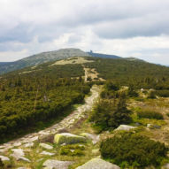 Pohled z Dívčích kamenů na Vysoké kolo