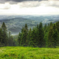 Výhled z Lysé hory na Rokytnici