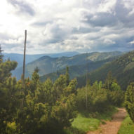 Výhled od Výrovky na západní Krkonoše