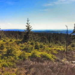 Výhled z Prahy směrem na jih