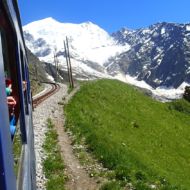 lanovka zubačka do stanice de Bionnassay